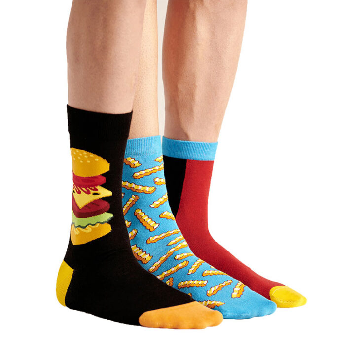 Unisex Κάλτσες Gift Pack Burger 3pack Walk BS-1 Πολύχρωμο